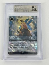 Lorcana Disney Rise of the Floodborn 215 Hercules Enchanted Foil BGS 9.5