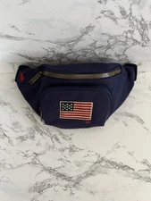 Polo Ralph Lauren Country USA Patched RL Logo Crossbody Shoulder Bag Fanny PWing