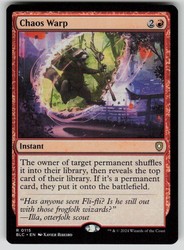 Chaos Warp 115 Commander: Bloomburrow