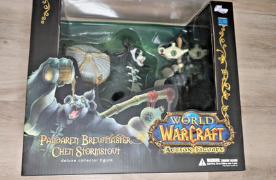 World of Warcraft Pandaren Brewmaster Chen Stormstout Deluxe Sammelfigur OVP WoW