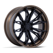 Fuel 1PC FC404 MUTINY 20X10 8X170 -18 125.10 MATTE BLACK W/ GLOSS BRONZE LIP