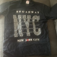 Vintage 80s 90s Broadway NYC New York City t-shirt Size-M 38-40 Made in USA