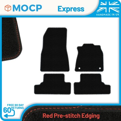 Express with Red Pre-Stitch Trim Car Mats to fit Alpine A290 2025-present