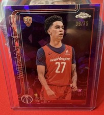 2025-26 Topps Chrome Sapphire Will Riley #271 RC Rookie Purple /75