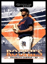 Franklyn German 2002 Donruss The Rookies #42 Tigers MLB READ FREE SHIPPING