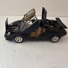 Burago Black Lamborghini Countach 1988 1/18