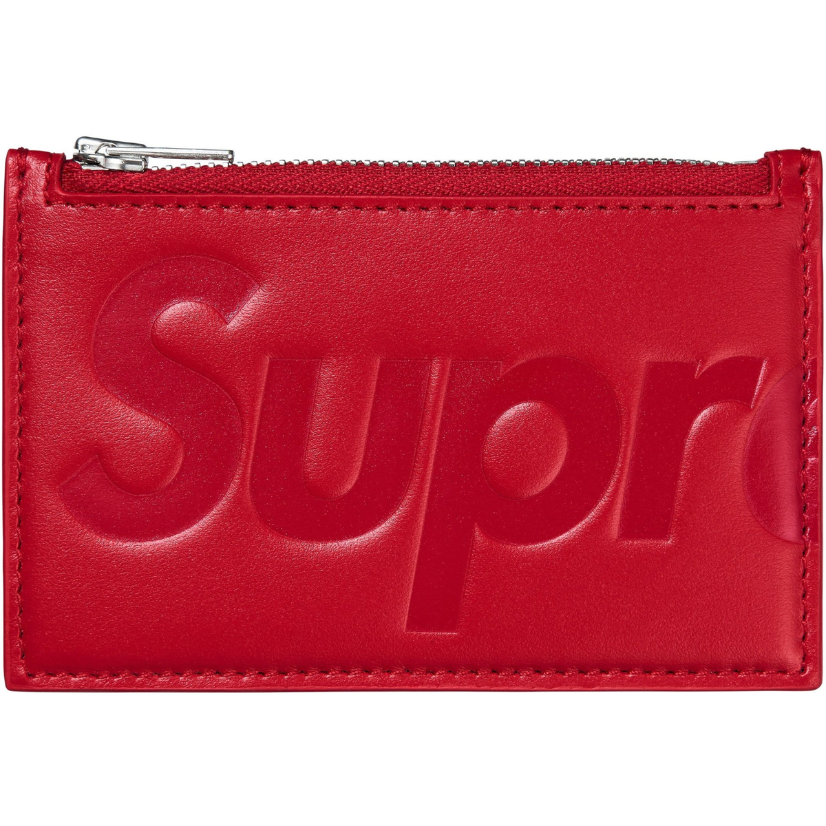 Supreme Leather Zip Card Holder Black Red Realtree Camo 3colors | eBay