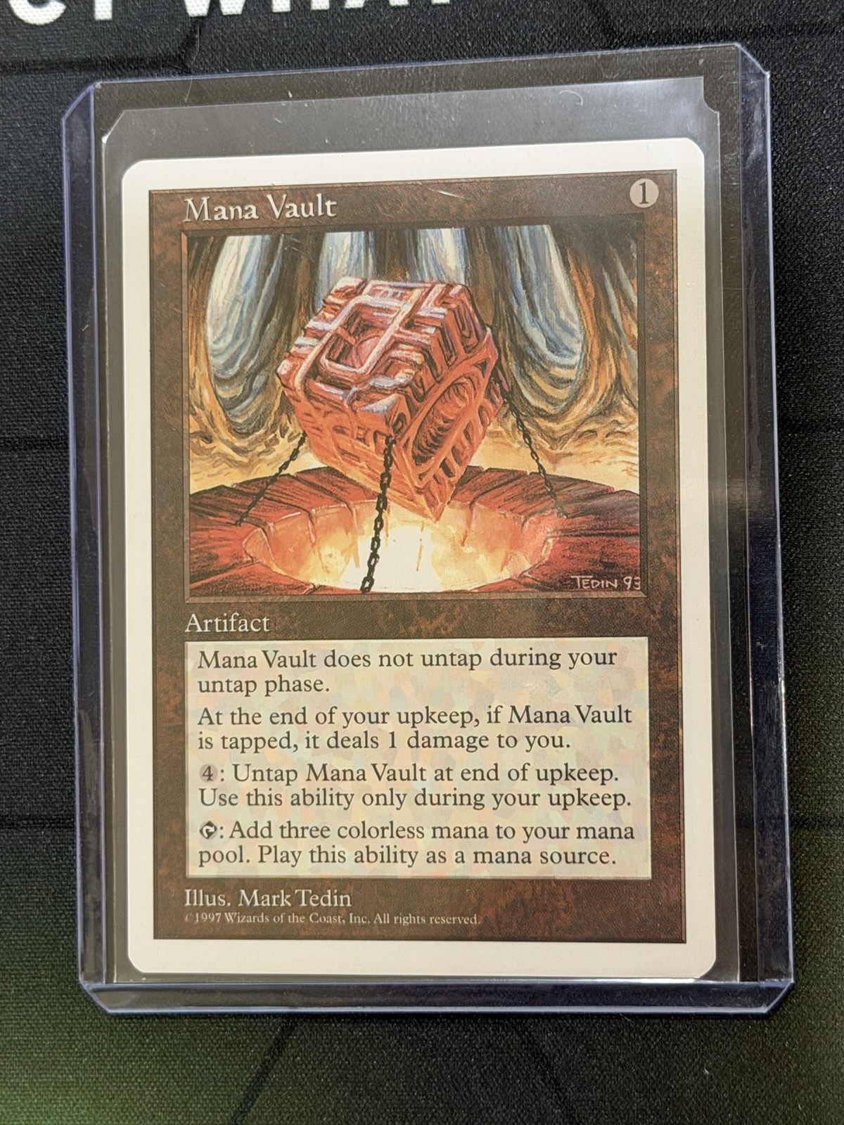 1997 Magic the Gathering - Mana Vault - NOT PLAYED - 5th Edition MTG