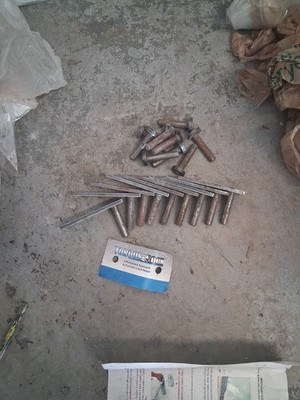 9x Torque Lock Concrete Crack Repair Staples READ