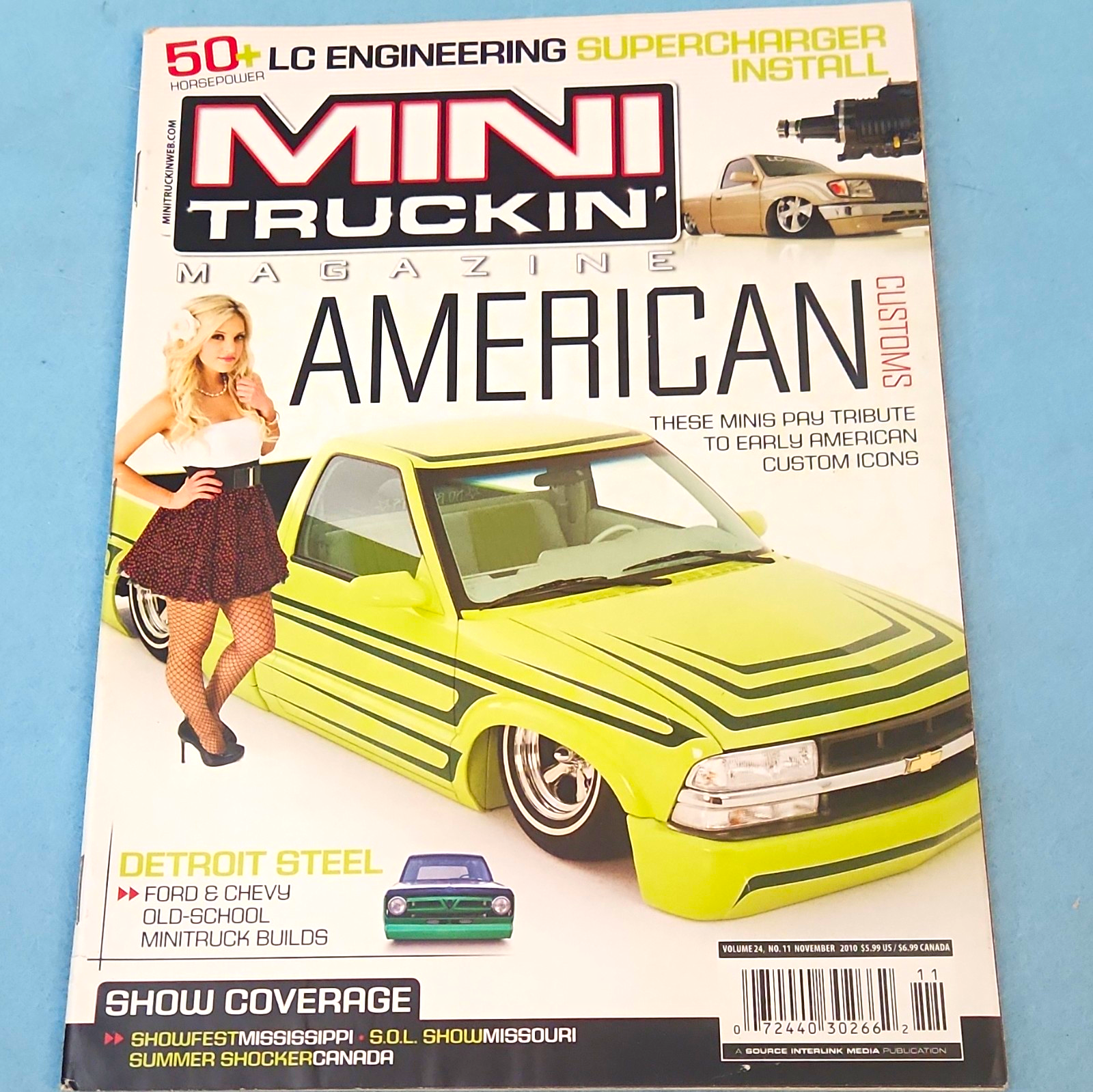 Mini Truckin' Magazine American Customs Issue Nov 2010 Vol 24 No 11