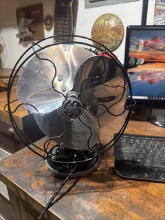 vintage antique general electric fan