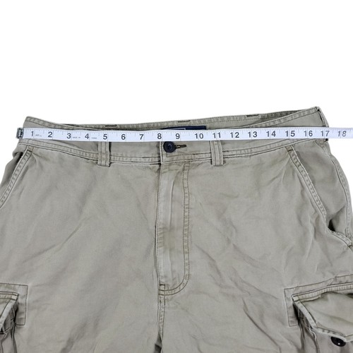 Polo Ralph Lauren Cargo Shorts Mens 34 Faded Green Military Pockets 10" Inseam - Picture 11 of 13