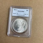 1881-S Morgan Silver Dollar MS64 PCGS