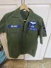 VINTAGE MILITARY US AIR FORCE JACKET VIETNAM ERA JUMP WINGS AIR CREWMAN HOLMES