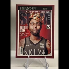 2021 D'ANGELO RUSSEL HOOPS SLAM COVER IT WAS ALL A DREAM BROOKLYN NETS NBA