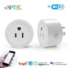 Tuya Smart Wifi Plug US Standard Wireless Outlet 10A Remote Control Smart Home**