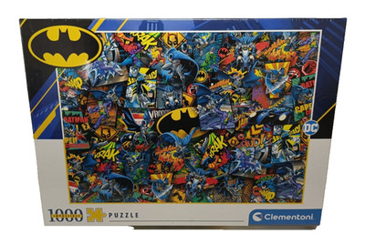 Batman Clementoni Puzzle (1000 Teile Impossible)DC. WB Shield neu 81687 OVP