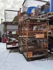 Gitterboxen gebraucht, teilweise aus Stahl, teilweise mit Holz-oder PVC Palette.