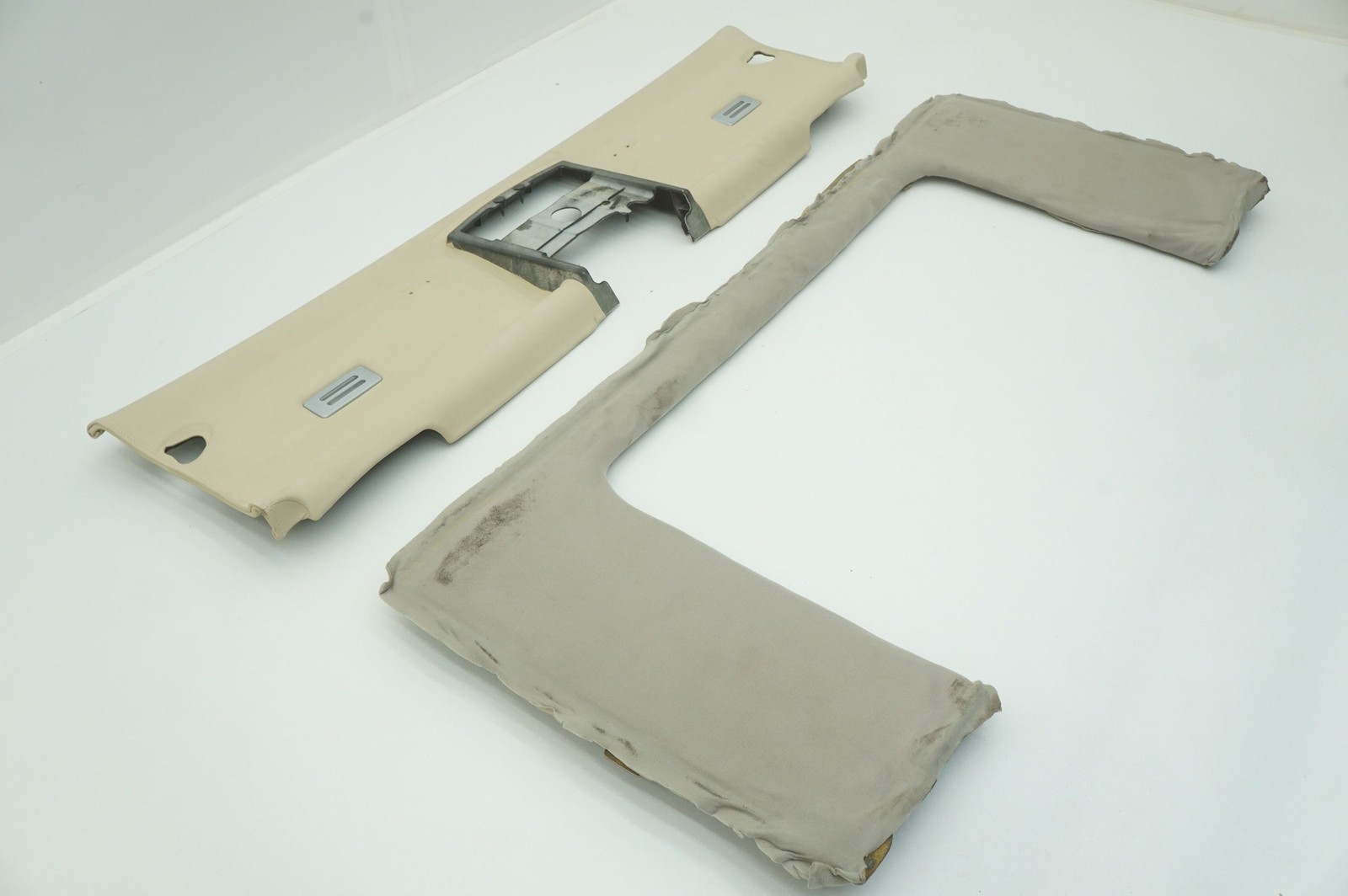Set 2 Front Headliner Tan Leather OEM 51447148595 Rolls Royce Phantom Vii 2006