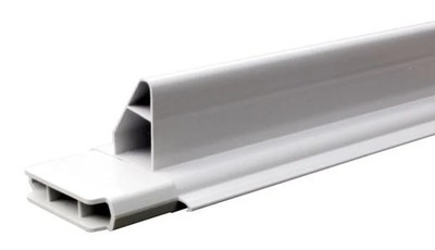 Schellenberg PVC-Winkelendleiste Maxi weiß 1,50 m  Winkelleiste