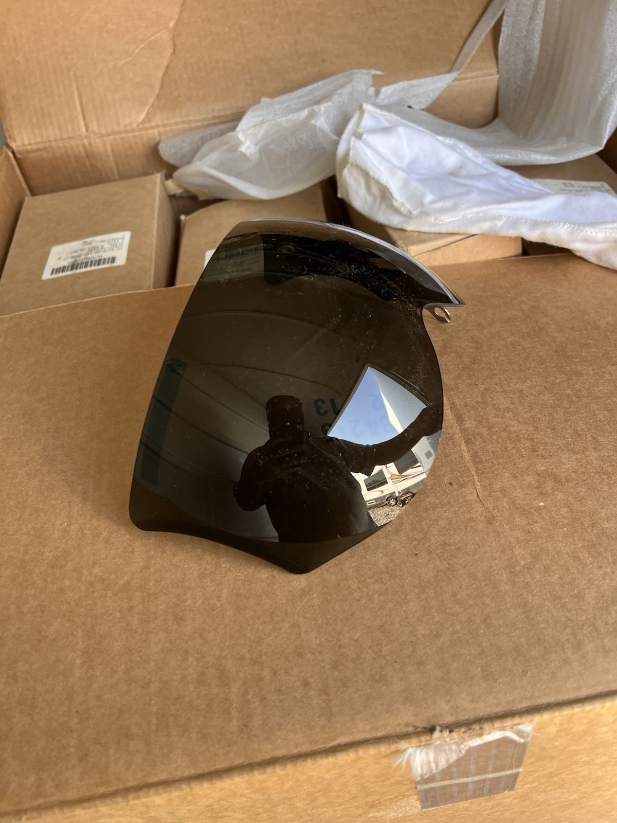 NOS GENTEX FLYERS HELMET TINTED VISOR SPH-4 97427 74C2696