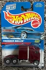VINTAGE '96 Hot Wheels CHINA dk red Kenworth K100 Aerodyne THUNDER ROLLER #483