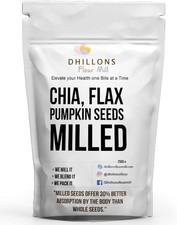 Dhillons Flour Mill Chia, Pumpkin and Flaxseeds Milled Mix, 750g | Milled seeds 24.85 per kilo