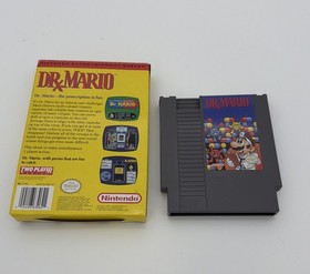 Dr Mario NES Nintendo 1990 Complete In Box CIB Tested Working Clean