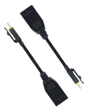 2 x PNY mini Display Port Male to Display Port Female Adapter mini DP to DP