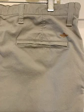 Dockers Men Pants 30 x 32 Brown Cotton Blend Straight Leg Classic Fit Chino