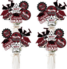 24Pcs Graduation Party Decorations Class of 2026, Graduation Centerpieces for Ta