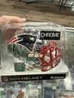 Julian Edelman Patriots JSA Witnessed Certified CHROME Mini Helmet Autograph🔥🔥