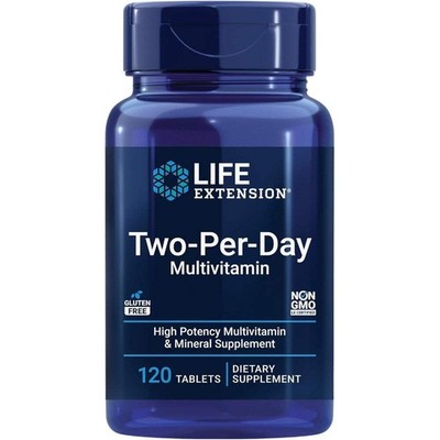 Life Extension Two-Per-Day Multivitamin 120 Tabletten
