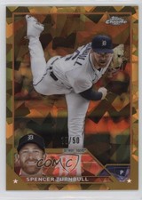 2023 Topps Chrome Update Sapphire Edition Gold 15/50 Spencer Turnbull v9t