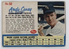 1962 Post Andy Carey #52 6g3