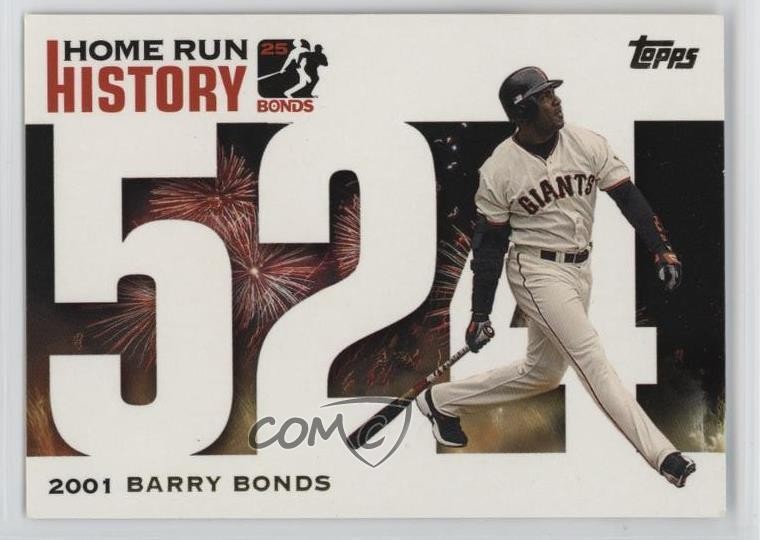 2005 Topps Home Run History Barry Bonds Barry Bonds #BB524 5r6