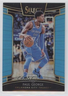 2018-19 Panini Select Concourse Light Blue Prizm 110/299 Paul George #53 01xd