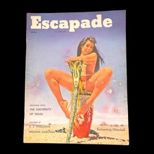 Floyd Patterson ESCAPADE Vol. III #8 February, 1959 Donalda Jordan Men’s Vintage