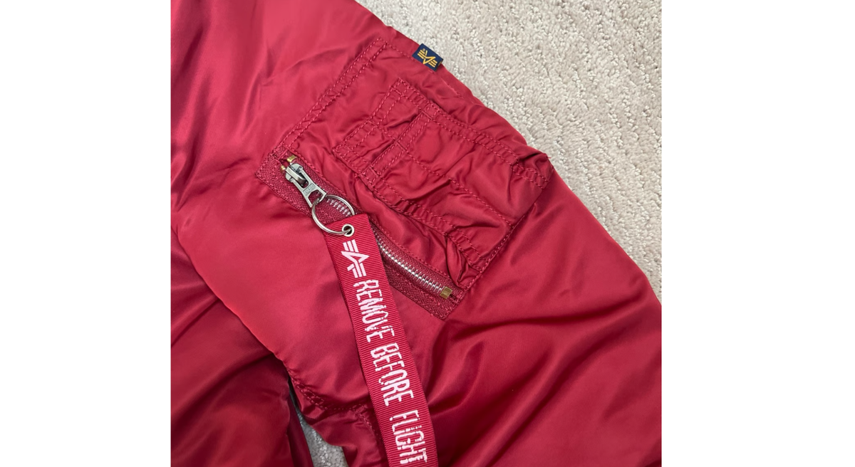Anti Social Social Club x Alpha Industries MA-1 Bomber Jacket Red