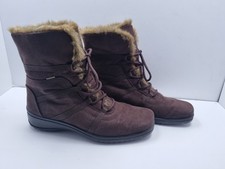 ARA Gore-tex Waterproof Winter  Wedge Lace Up Ankle Boots size 7 H