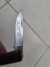 Kissing Crane Brown Mule Sod Buster Pocket Knife Wood Folder KCH36 7.30"