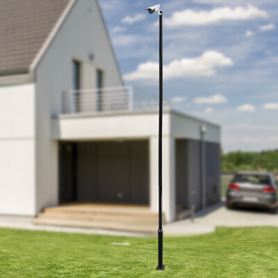 6m Commercial Solar Street Light Pole Outdoor Pole Dusk-to-Dawn Road Lamp Pole