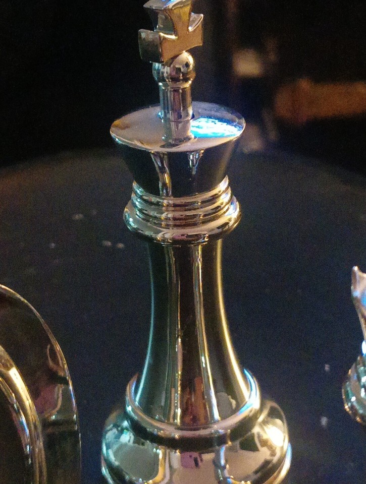 Chess Puzzle Queen, Knight, King And Rook Pieces Large Size eBay