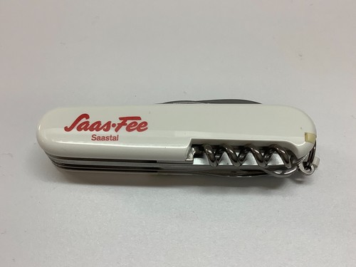 Taschenmesser Victorinox Huntsman neu - Schale "Saas-Fee/Saastal" weiss - Bild 5 von 5