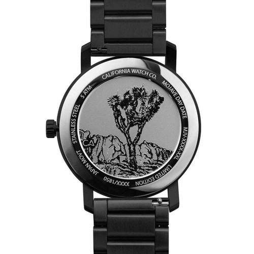 California Watch Co. Mojave SS All Black Gold Watch - Brand New - Picture 3 of 3