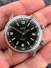 Rare Diver Compressor Camy Original Dial Sub Vintage Watch