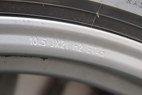 Maserati Ghibli M157 2015 21" x 10.5" ET45 Rear Wheel Rim 670011859 J246 #2 - Picture 13 of 14
