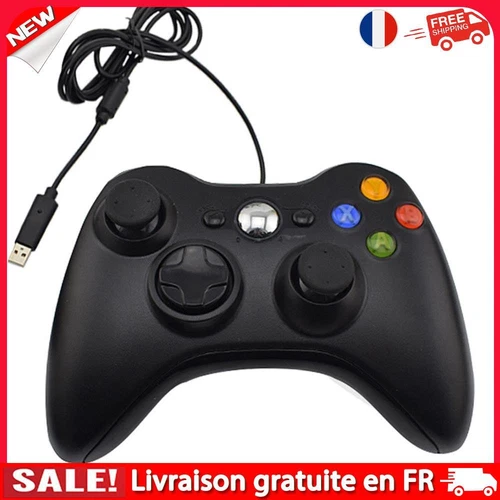 Grenouille de données USB filaire PC Gamepad jeu poignée contrôleur manette pour