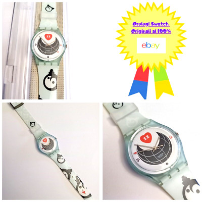 Swatch Gent Space Sheep GG174 1998 Vintage Armbanduhr 90er Neu NOS