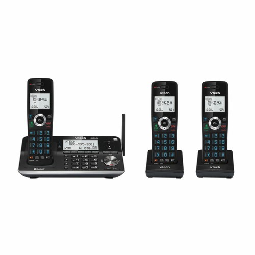 VTech IS7256-3 3-Handset Connect to Cell, Smart Call Blocker & Answering System™ - Picture 1 of 5